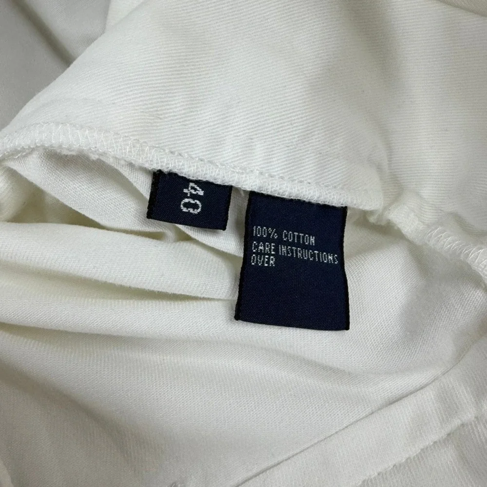 Polo Ralph Lauren Prospect Chino Shorts Mens 40 White Cotton Flat Front 9 Inseam